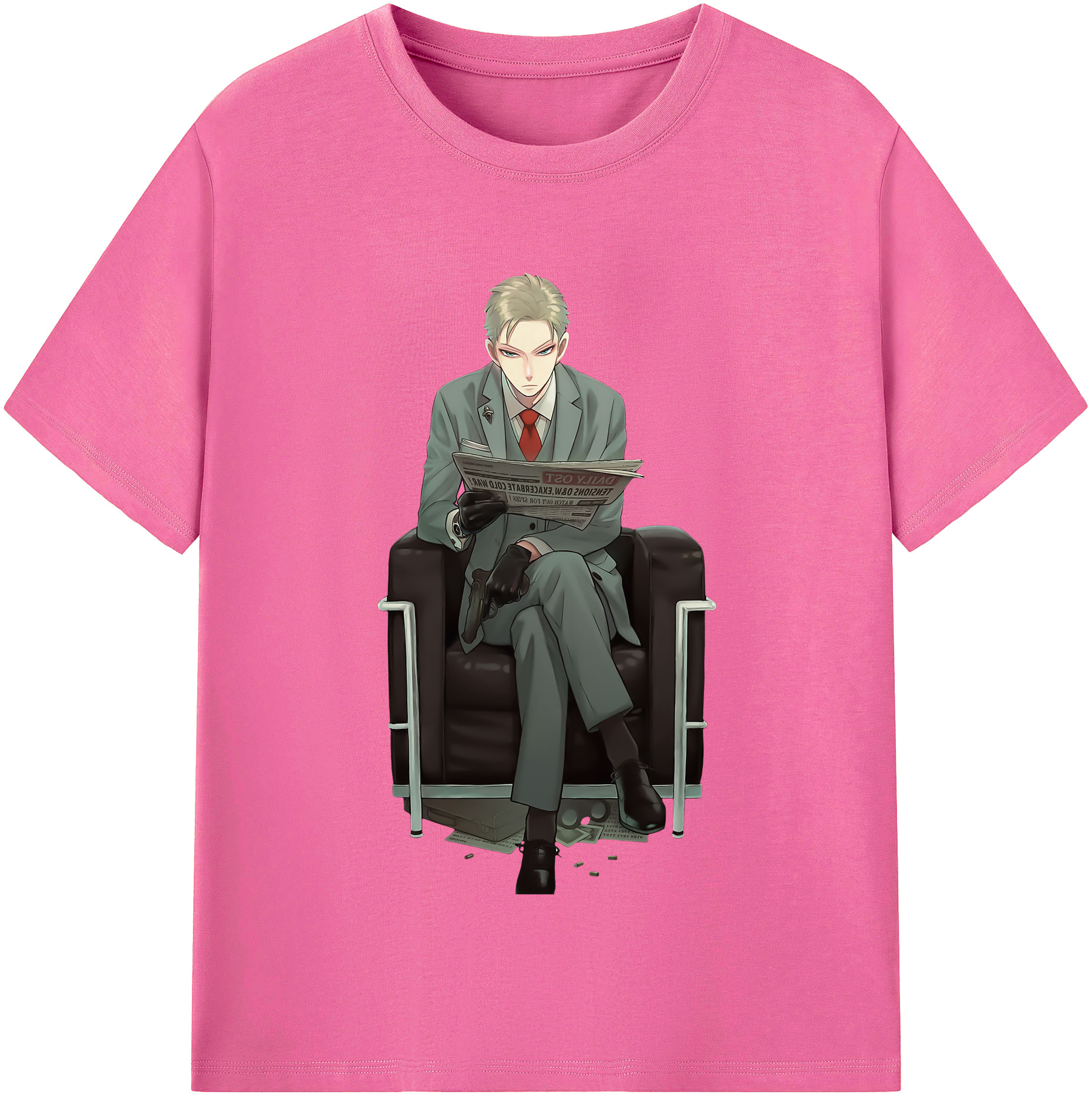 （画像用） SPY×FAMILY间谍家家酒 レディースカジュアルプリントTシャツ（綿100％）